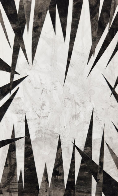 Danger (September 2024); Ink Wash on Paper