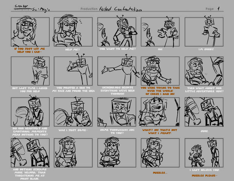 "Failed Confrontations" (Page 1)