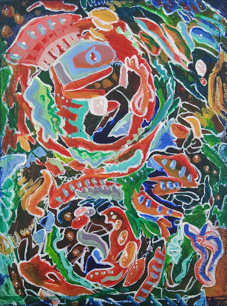 Untitled (February 2023); Acrylic on Canvas